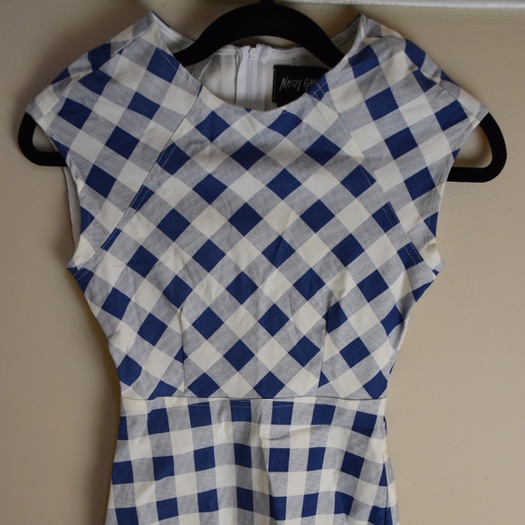 NastyGal Checkered Dress - Picture 1 of 2
